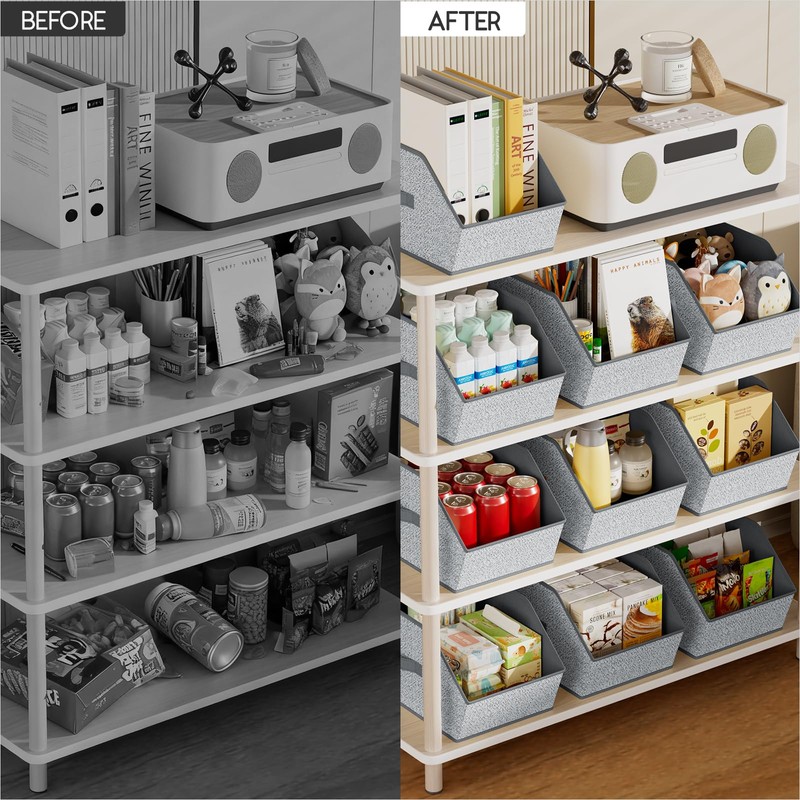 Homsorout Large Closet Storage Cubes - Closet Storage Bins with