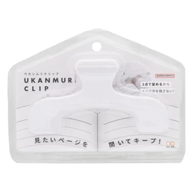 Sunstar Stationery Clip Die Cut Ukanmuri Clip Silent White S3623319