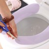 Bathroom Warmer Toilet Seat Cover Pads 4 Pack Washable and