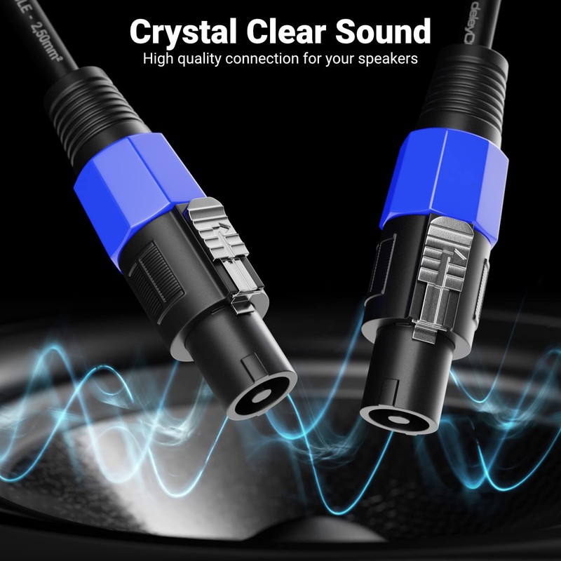 deleyCON 5 m PA speaker cable, studio quality, made of