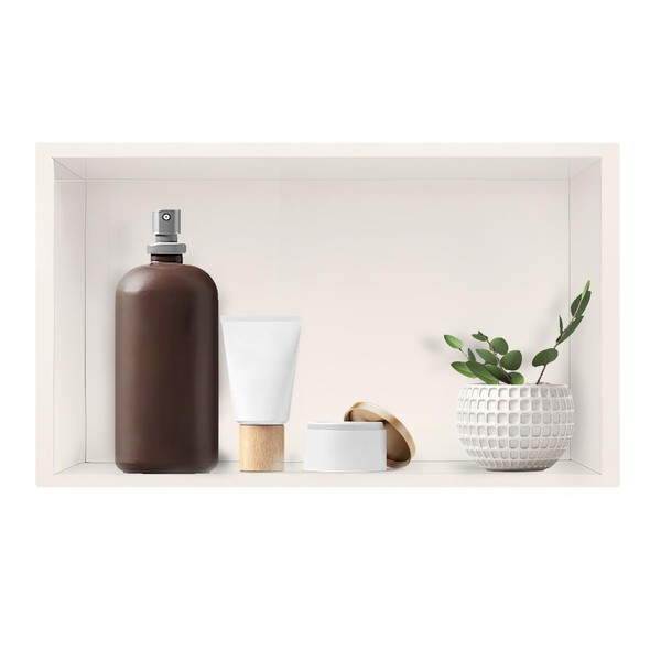 Elefloom Shower Niche, Stainless Steel Elegant Bathroom Niche, No Tile