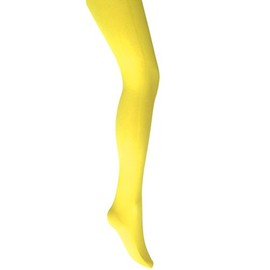 Mysasi Womens 100 den. Opaque Tights Size. L. Electric Yellow.