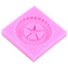 Mujiang 3D Round Tire Fondant Mold Truck Wheel Silicone Molds