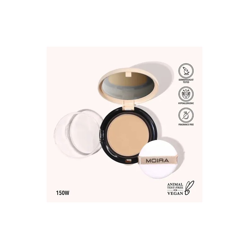 Base De Maquillaje En Polvo Moira Cometics Powder Foundation Tono
