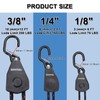 2PCS Kayak Rope Ratchet Tie Down Straps 3/8" ×12' Bow