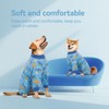 Pupsooft Recovery Suit for Dogs Full Zipper, Four-Legged Onesie Dog