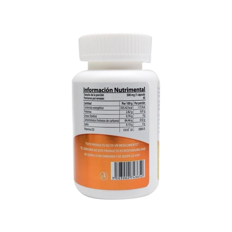 Vitamina D 5000 U 60 Cáps Dasvier