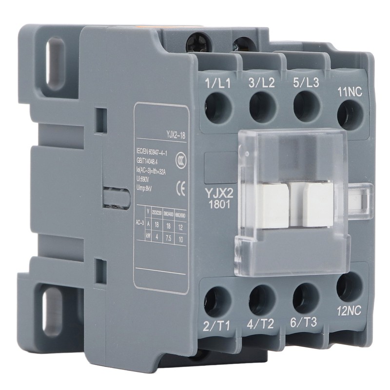 AC Contactor Copper Coil Normally Closed Silver Contact Circuit Switch
