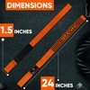 Big Muscle Wrist Straps for Weight Lifting - 24'' Lifting