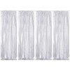Poise3EHome Silver Sequin Backdrop Curtains,4 Panels Silver Sequin Backdrop, 2FTx8FT