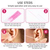 180 Pcs Piercing Cleaner Floss Disposable Piercing Hole Cleaner Ear