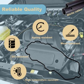 LESHIAUTO Engine Oil Pan Gasket Compatible with Ford Five Hundred Freestyle Fusion Escape Taurus Lincoln Zephyr Mazda 6 MPV Tribute Mercury Mariner Milan Montego Sable 3.0L Replace# OS30729R
