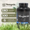 Glicinato Magnesio Momosie 180 Cápsulas 500 Alta Absorción Biodisponibilidad Bienestar