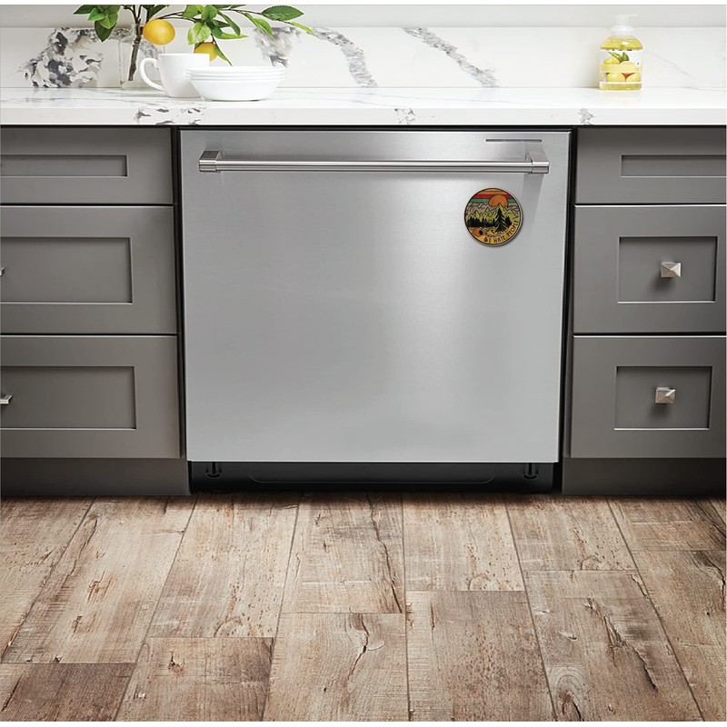 Love Camping I Hate People 4 in Refrigerator Magnets Dishwasher,