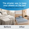 WOXXIY Bed Sheet Holder Straps, Elastic Fitted Sheet Strap to