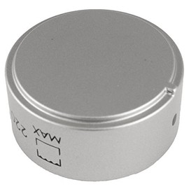 Genuine Hotpoint Oven Cooker Hob Control Knob (Silver)