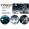 YYNXSY 8X6FT Spaceship Interior Science Fiction Series backdrops with Earth