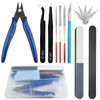 AMSNINK 15 Piece Model Tools Kit for Model Makers, Model
