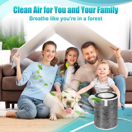 HP201 HP202 Replacement Filter- Compatible with Shark HP201, HP202,HP301, HP302, AP1000 HP200 HC501, HC502 Air Purifier MAX Replacement Filter,Part # HE2FKBASMB, HE2FKBAS, HE2FKPET, HE2FKPRO-1PACK