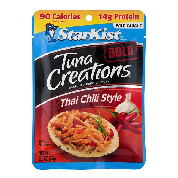 StarKist Tuna Creations BOLD Thai Chili Style- 2.6 oz Pouch (Pack of 24) (Packaging May Vary)