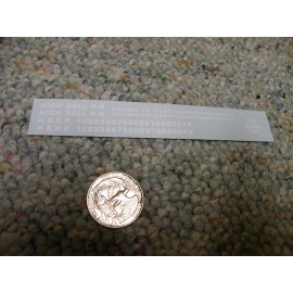 na Herald King decals HO High Ball RR white    ZZ329
