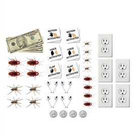 The Ultimate Prank Decal Set 40 Pieces Fake Outlets Bugs Headphones and More, Great for TikToks and April Fools