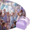 UnicoPak 30 Pack Purple Gable Treat Boxes Party Favor Goodie