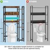 Over The Toilet Storage with 2 Drawers - 7 Tier