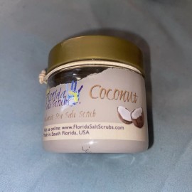 Florida Salt Scrub Coconut  2.9 Oz Jar