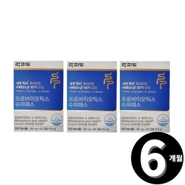 Living Factory H Partner Rockfido Probiotics Superpass 10 billion lactic acid bacteria total 6 month supply / 락피도 프로바이오틱스 슈퍼패스 100억 유산균 총 6개월분