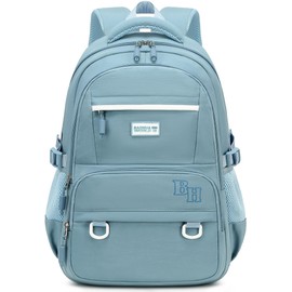CAMTOP Laptop Backpack 15.6 Inch College Middle School BookBag Travel Backpacks Casual Daypacks (17 Inch, Blue)