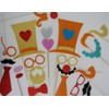 25 Pc Photo Booth Party Props Weddings Circus Theme, Prom