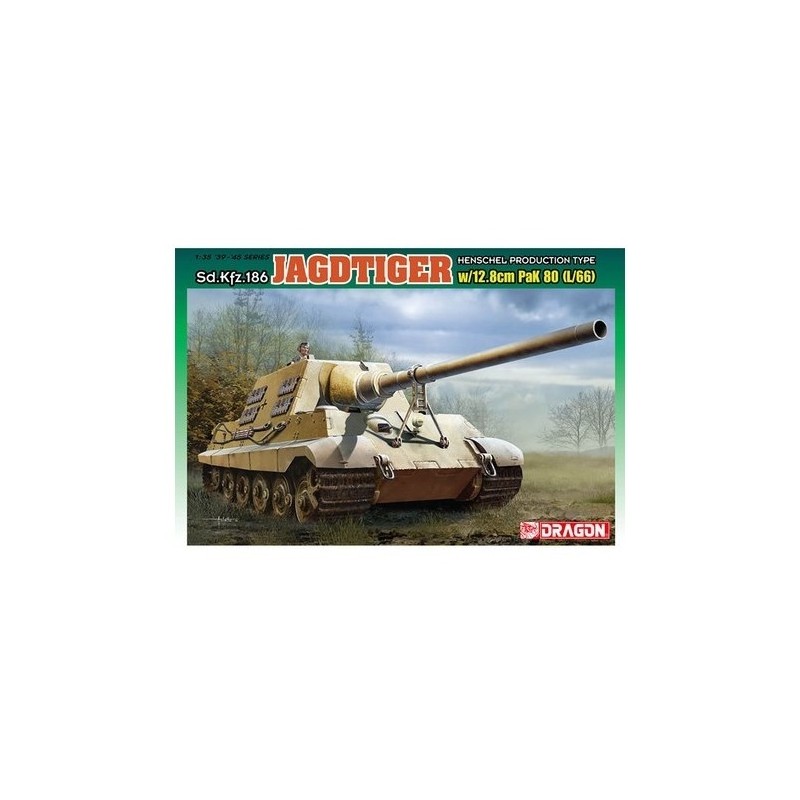 BD6827 1/35 Jagdtiger equipped with 128mm 66-caliber PAk-80 gun /
