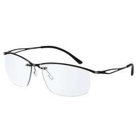404EYEWEAR Polarized Transparent Sunglasses for Night Driving, Night Driving (Black, Glasses Type)