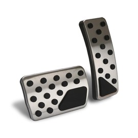 GZJUNFUGJ - Acelerador de pie antideslizante para pedal de freno de gas compatible con Jeep Grand Cherokee WK2 2011-2021, compatible con Dodge Durango 2011-2024, piezas interiores sin tapa de taladro