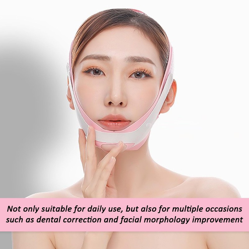 GDFHBD 1 Piece Of Pink Mandibular Correction Belt, Mandibular Traction