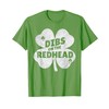 Dibs on the Redhead St Patricks Day Funny Irish Clover