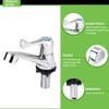 Basin Faucet Single Handle Water Nozzle Cold Water Tap G1/2