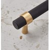 BWRMHME Set of 2 Solid Brass Cabinet Pulls 6.3 Inch