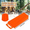 Poweka Plastic Felling Wedge 14 cm, ABS Plastic Wood Splitting