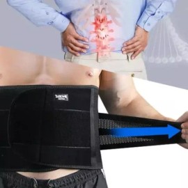 Core Belt 허리지지대 허리받침 코어벨트 남녀 허리보호대 [블랙 XL] Waist Support Brace Core Belt Unisex Waist Protector [Black XL]