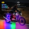 8Pcs Motorcycle Led Underglow Kit with Brake Turn Signal, Motorcycle