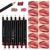 KARLOR Set of 12 Matte Lip Liners in Nude Red
