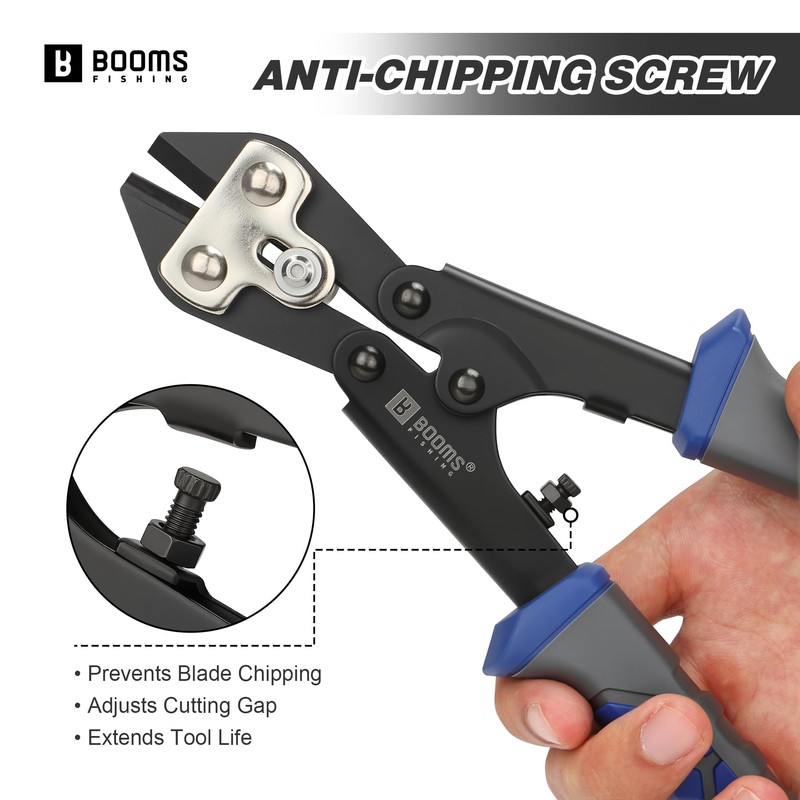 Booms Fishing Hook & Wire Cutter: Upgraded Handle, Cuts Thick
