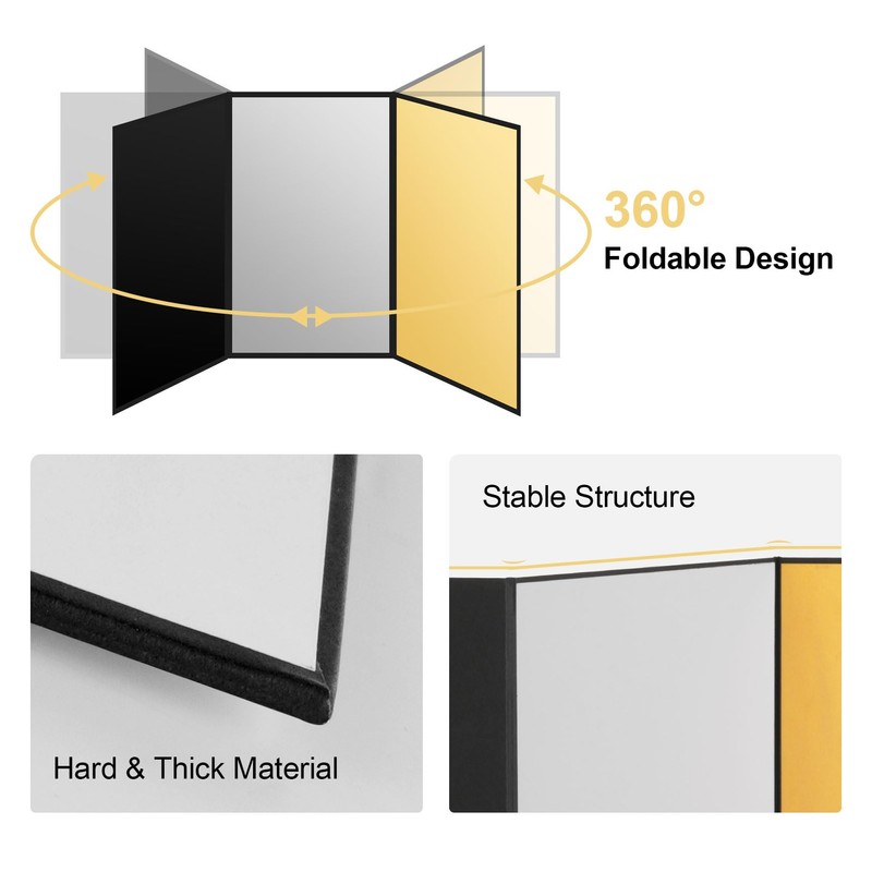 Meking 12" x 8" Light Reflector, 4 in 1 Photography