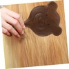 Minkissy Solid Wood Hair Brush Bear Cushion Scalp Massager Detangler
