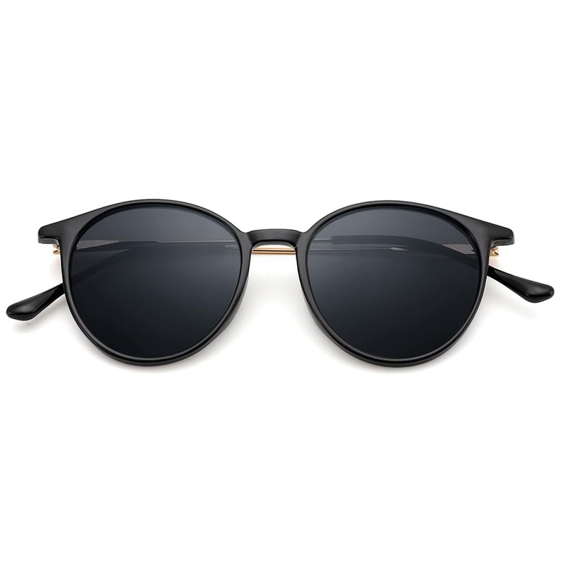 Feisedy B1157 Sunglasses, UV400, UV Protection, Date Glasses, Round Shape,