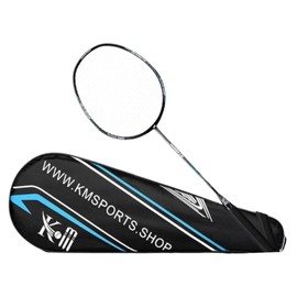 Badminton Rackets by KM Sports, Singles & Pairs Set, Premium Quality (1)