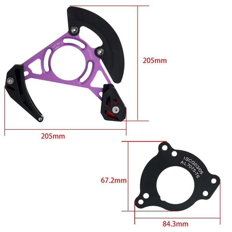 BESNIN Chain Guide ISCG-05 Mountain Bike Chain Guide Bike MTB