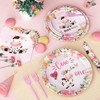 Hombae Holy Cow Im One Birthday Party Supplies Girl Tableware